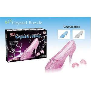  Slipper Shoe 3D Crystal Jigsaw Puzzle BLUE Toys & Games