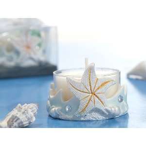  Starfish Candle Holder Blue Color
