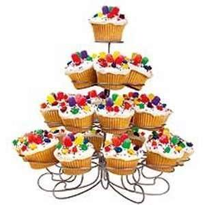  4 TIER CUPCAKE STAND HOLDS 23 CUPCAKES