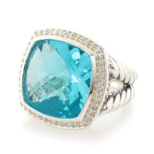    David Yurman 17mm Blue Topaz Albion Ring David Yurman Jewelry