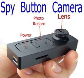   HD 8 GB Mini Button Pinhole Spy Camera Hidden DVR Camcorder 30FPS Win7