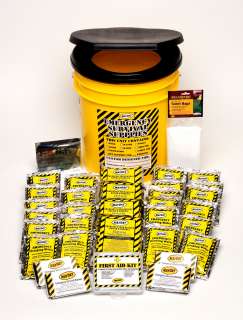 Person Economy Emergency Honey Bucket Home Survival Kit Prepare for 