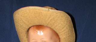 Vintage Effanbee Composition Doll   12 1930s Baby Grumpy Cowboy with 