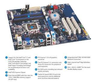   /Intel H55/DDR3/A&GbE/ATX Motherboard, Retail BOXDH55HC Electronics
