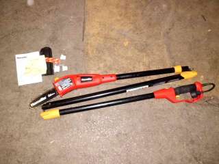 HOMELITE 16IN ELECTRIC CHAIN SAW AND ELECTRIC POLE SAW  