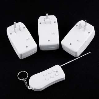 Indoor Wireless Remote Control Power Outlet Plug Swicth  