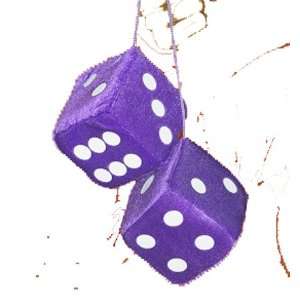  Purple Fuzzy Dice 