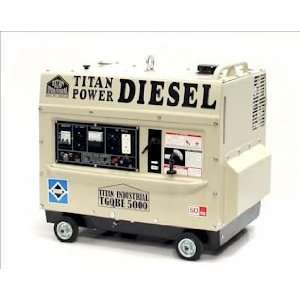    TGQBE 5000 Diesel Industrial Generator Patio, Lawn & Garden