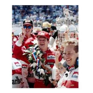  Al Unser Jr. Autographed Celebration At Indy 16x20 