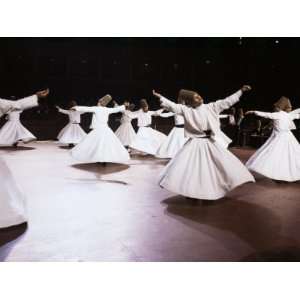 Taken at the Royal Albert Hall, London, the Whirling Dervishes of 