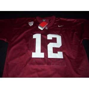 Andrew Luck Nike Home Red Stanford Cardinals Jersey w/ PAC 12 Patch 