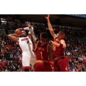  Cavaliers v Miami Heat Dwyane Wade, Daniel Gibson and Anthony 