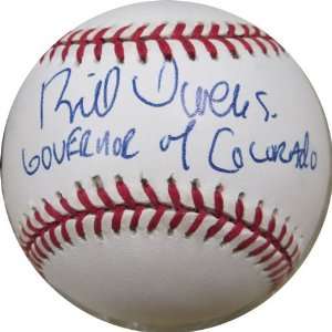  Bill Owens Governor of Colorado Autographed Baseball 