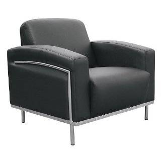 Boss Caressoftplus Lounge Chair with Chrome Frame
