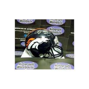 Champ Bailey autographed Denver Broncos Mini Helmet