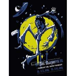  Ben Harper Damian Marley Santa Barbara Concert Poster 
