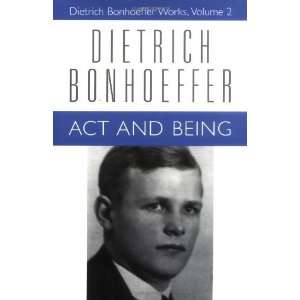  Dietrich Bonhoeffer Works, Vol. 2) (9780800683023) Dietrich