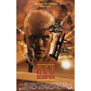   J72 RED SKORPION ORIGINAL MOVIE POSTER DOLPH LUNDGREN 