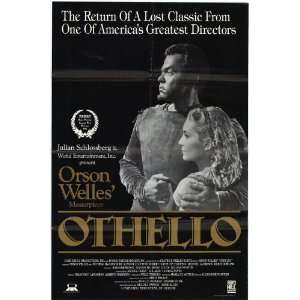 Othello (1952) 27 x 40 Movie Poster Style A 