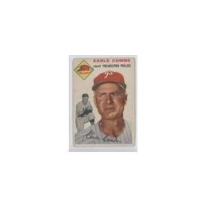  1954 Topps #183   Earle Combs CO Sports Collectibles