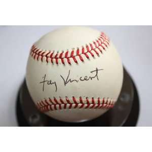 Fay Vincent Autographed Ball   OAL   Autographed Baseballs