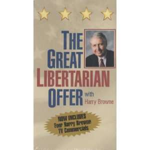  The Great Libertarian Offer with Harry Browne (1 VHS Tape 