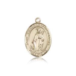 14kt Gold St. Saint Catherine of Alexandria Medal 1 x 3/4 