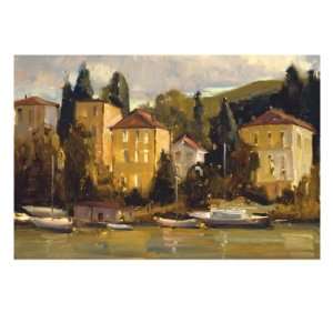   Village Giclee Poster Print by Howard Carr, 16x12
