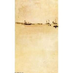 FRAMED oil paintings   James Abbott McNeill Whistler   24 x 40 inches 