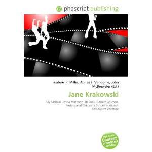  Jane Krakowski (9786133784376) Books