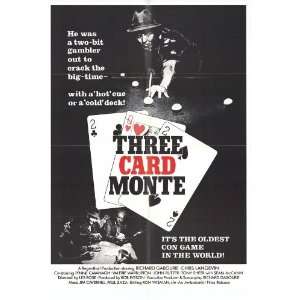  Three Card Monte (1978) 27 x 40 Movie Poster Style A