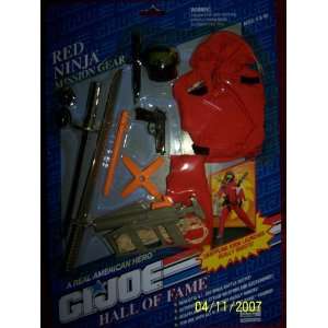 Joe Hall of Fame Red Ninja Mission Gear