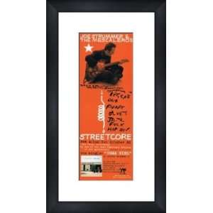  JOE STRUMMER Streetcore   Custom Framed Original Ad 