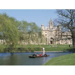 Punting on the Backs, with St. Johns College, Cambridge 