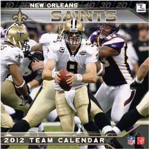  Turner New Orleans Saints 2012 12 x12 Wall Calendar 