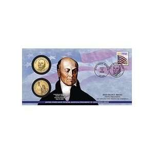   One Dollar Coin John Quincy Adams First Strike First Day Cover (P26