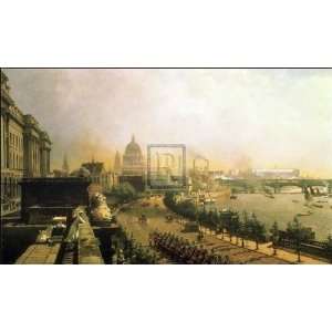   Somerset House   Artist John Oconnor   Poster Size 34 X 23 inches