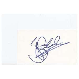 JOHNNY GALECKI Signed Index Card In Person