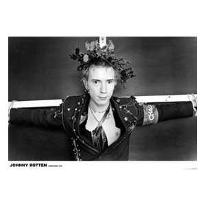  Johnny Rotten Christmas 1976 PAPER POSTER measures approx 