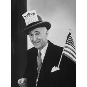  Joseph R. Mccarthy Supporter Wearing a Pro Mccarthy Hat 