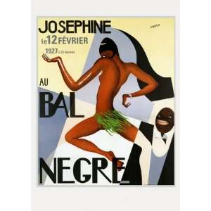 Josephine Baker Jazz Show Bal Negre 1927. Art Deco Style. France 
