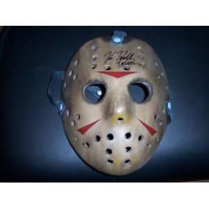  Kane Hodder Jason,friday The 13th Jsa/coa Signed Mask 