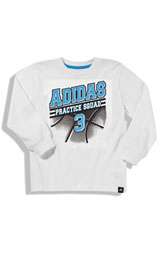adidas Multi Sport Long Sleeve Logo T Shirt (Little Boys) $14.00