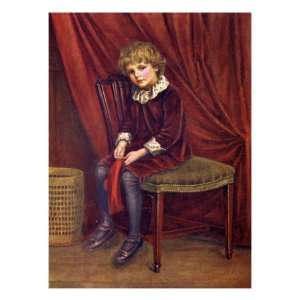  The red boy by Kate Greenaway Premium Giclee Poster Print 