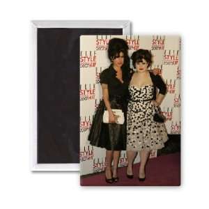 Amy Winehouse and Kelly Osbourne   3x2 inch Fridge Magnet 