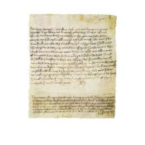  King Henry VIIIs Letter to Anne Boleyn Giclee Poster Print by King 