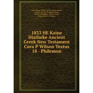 Wilson Textus 18   Philemon Theos, YHVH, JHVH, resmi Gereja, Kristen 