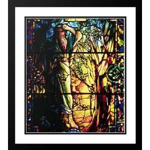 Tiffany, Louis Comfort 28x32 Framed and Double Matted Moses and the 