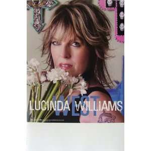 Lucinda Williams   West   Poster   Flowers   New   Rare   Learning How 
