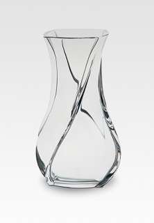 Baccarat   Serpentin Crystal Vase    